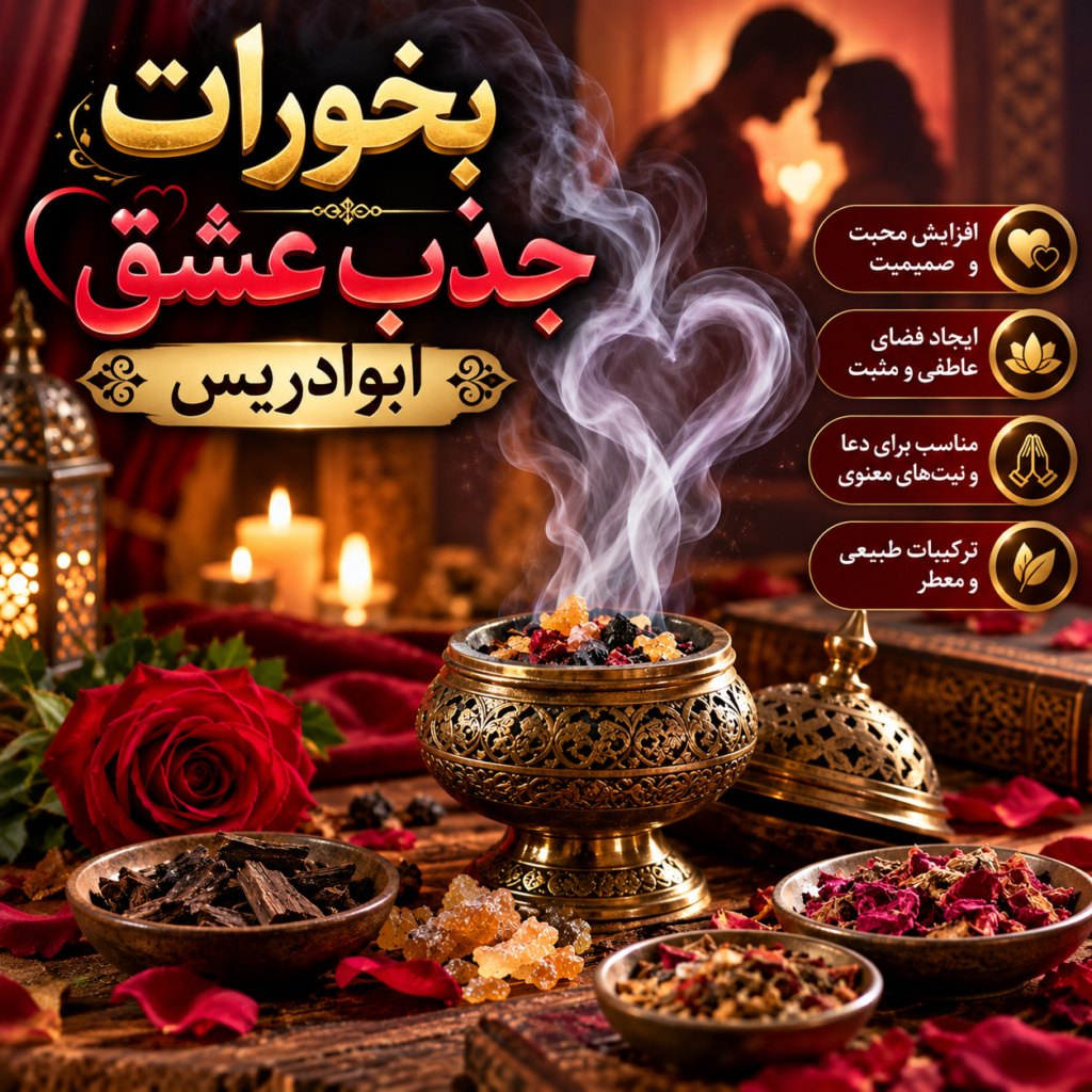 بخورات جذب عشق؛ بررسی کاربردها، انواع بخورات و خدمات ابوادریس